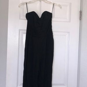 Black Straplesss Jumpsuit
